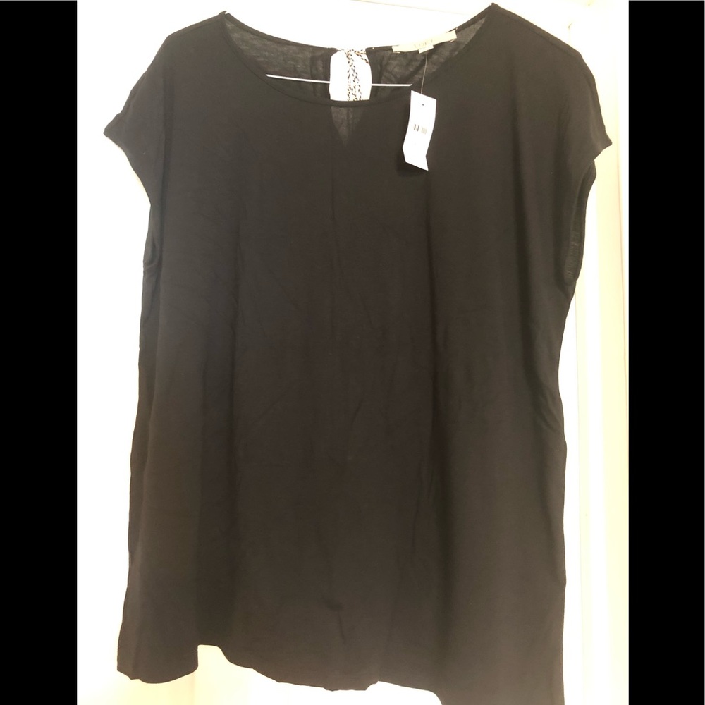 Brand new Ann Taylor loft black cotton tee